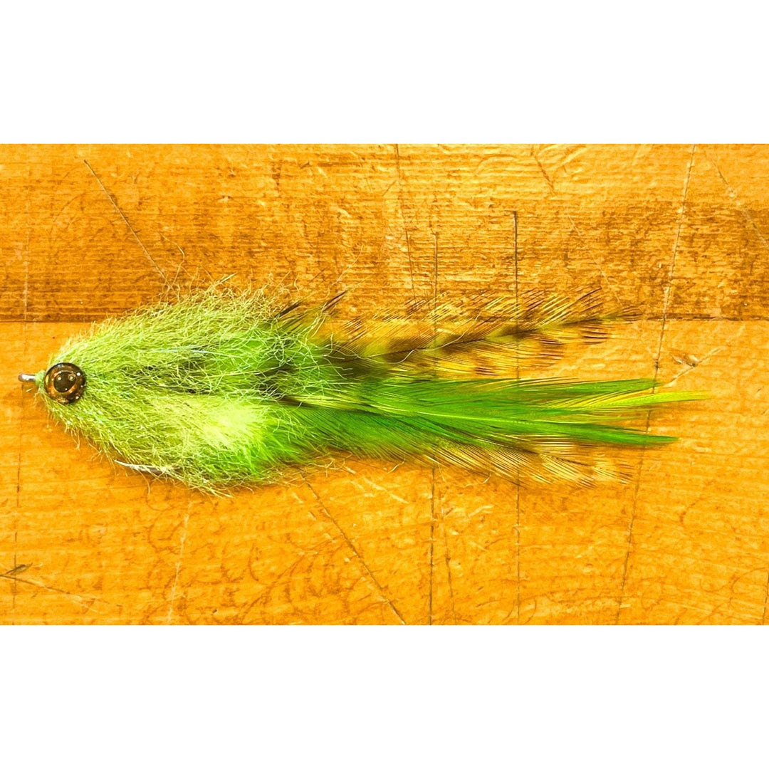 Mini Brush Flies Chartreuse #2