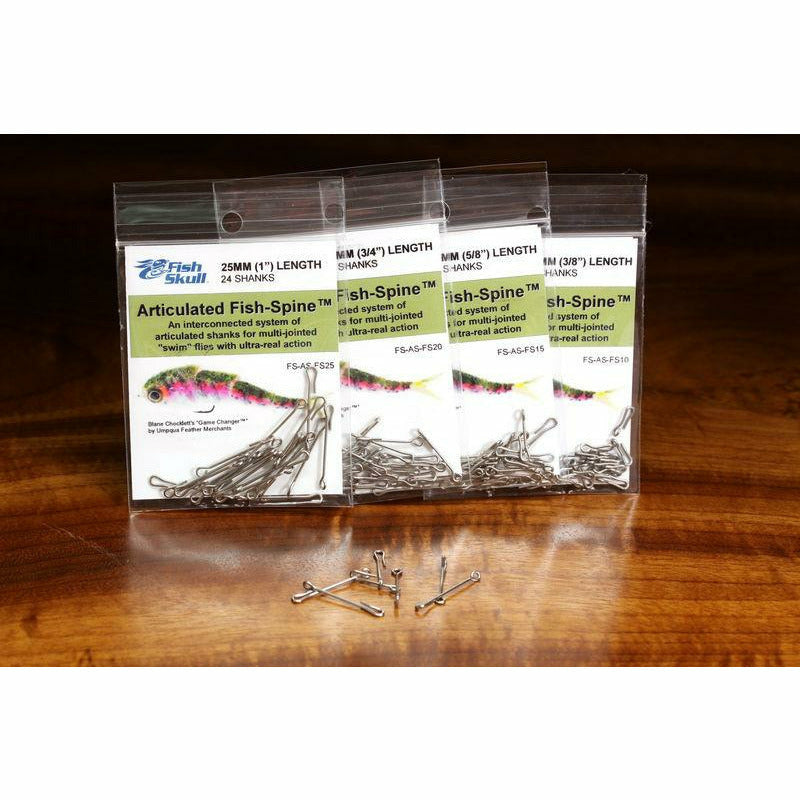 Fish Skull Articulated Fish Spine 20mm Shanks