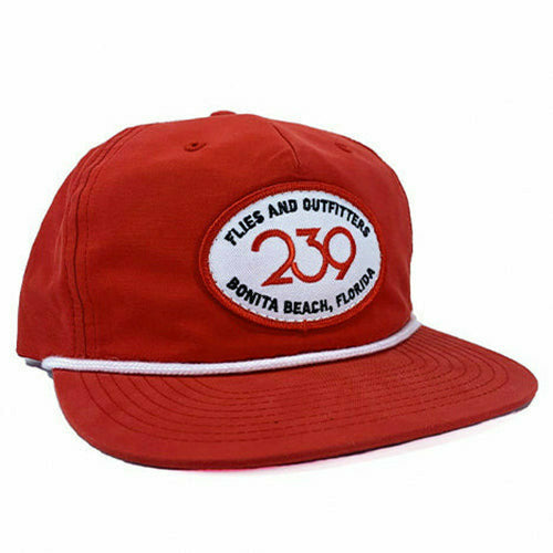239 Pablo Escobarred Happy Camper Patch Hat