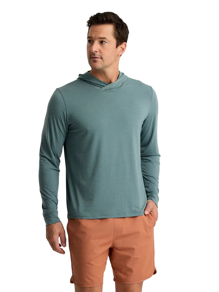 Free Fly Men's Elevate Lightweight Hoodie - Stormy Sea
