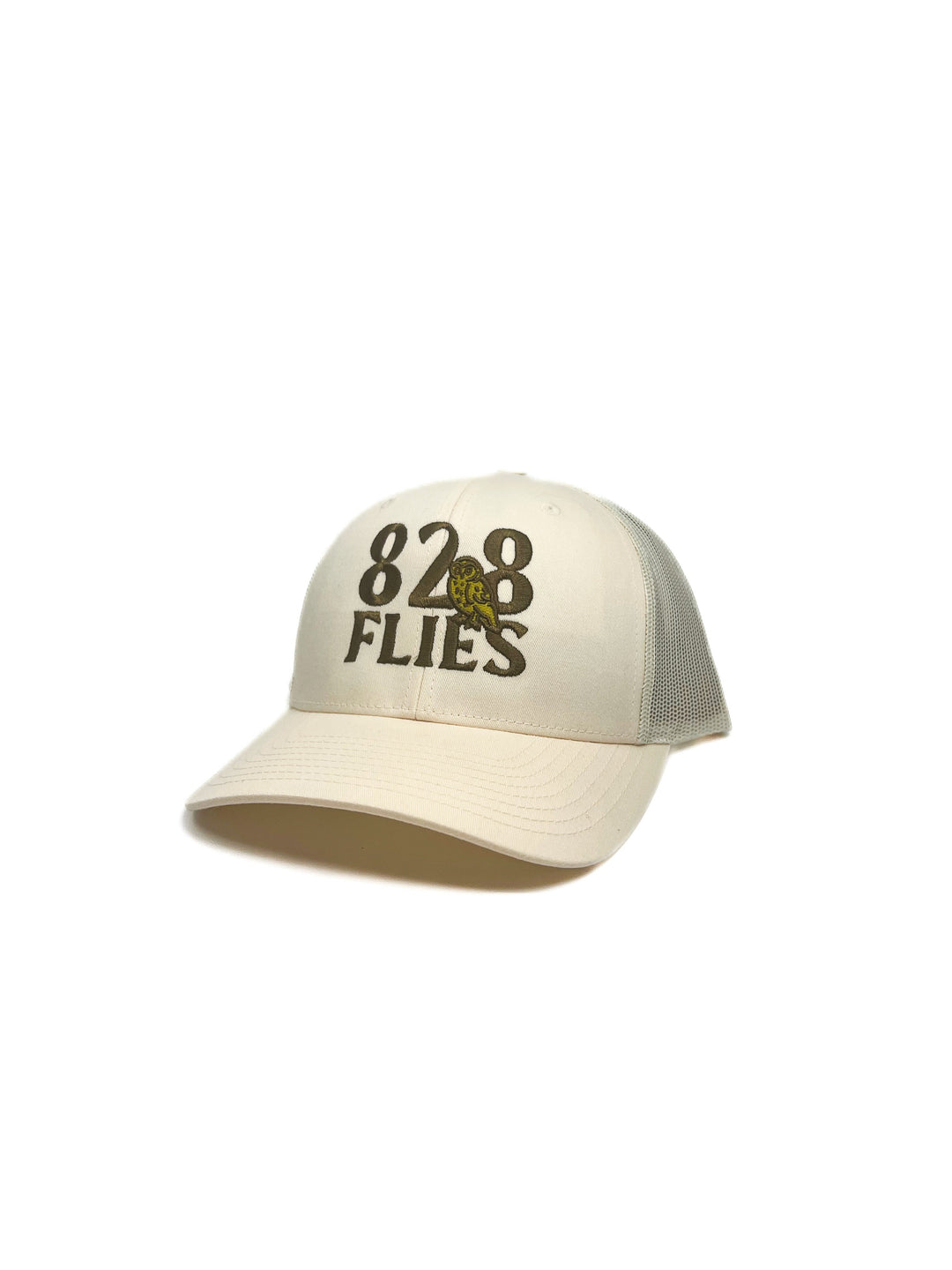 828 Trucker Hat - Solid Cream Trucker - 828 Hoo? (NEW)