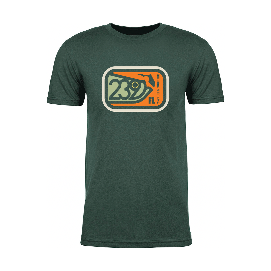 239 Flies X Tee Shirt Eye of the Poon - Green