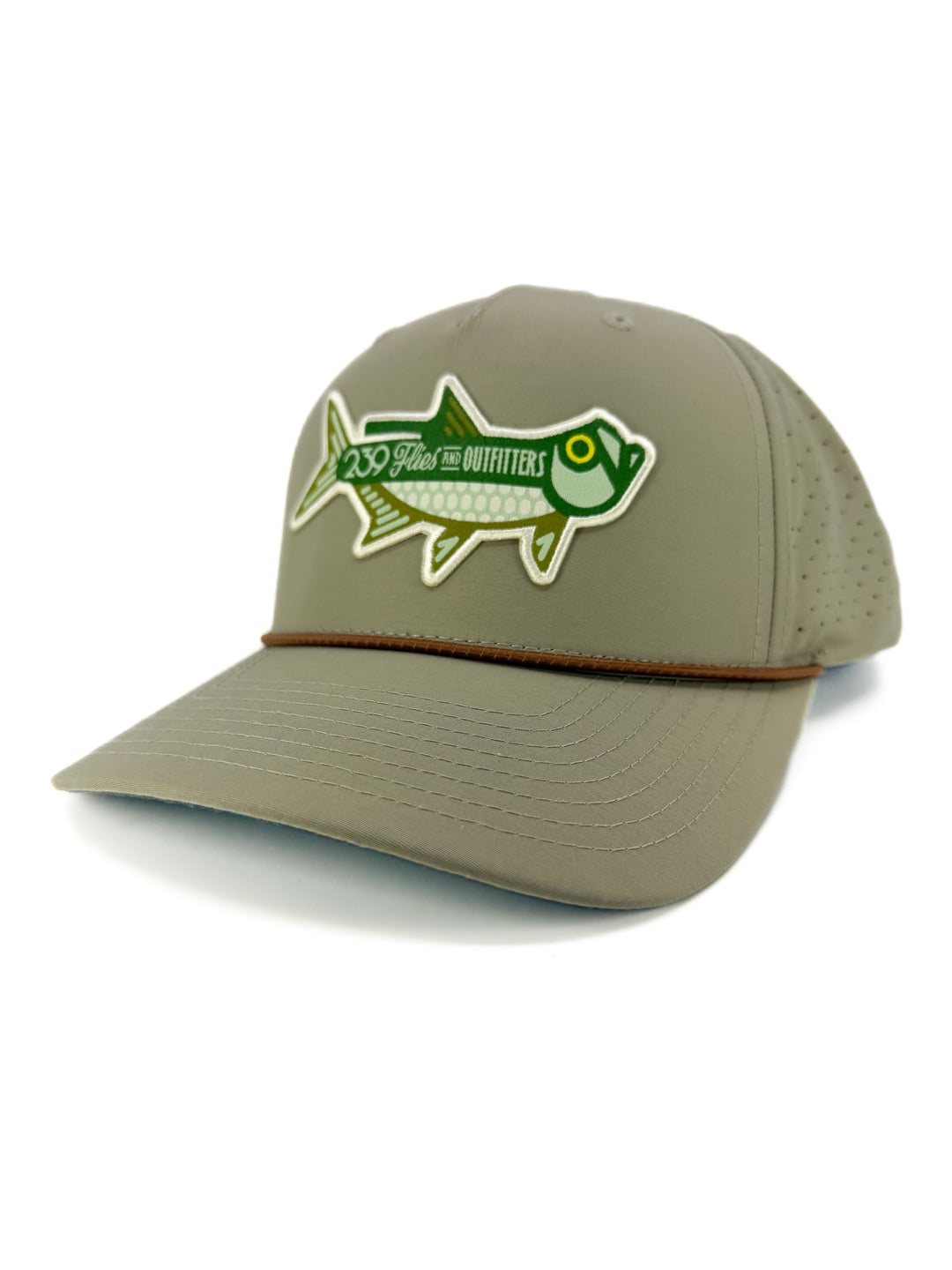 239 Hat - Performance Rope - "239 Terrapin Club"  Russet - Grey