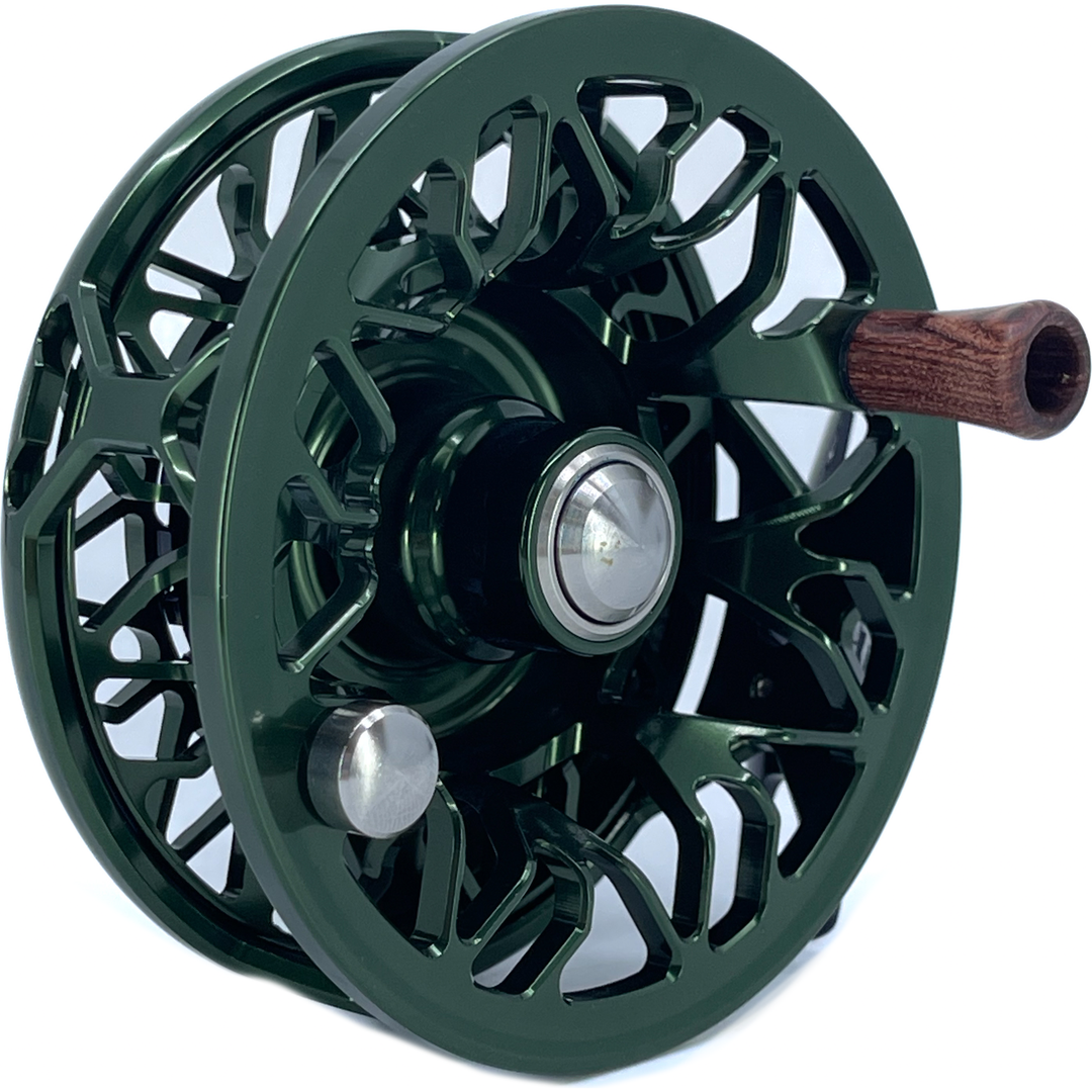 Abel Rove 4/6 Deep Green w/Deep Green Drag Knob & Rosewood Handle - Underwood Salt Art (IN STOCK)