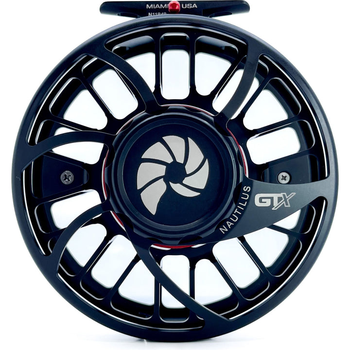 Nautilus Reels GTX- Black w/ Red Hub and Black Drag Knob (IN STOCK)(LIMITED)