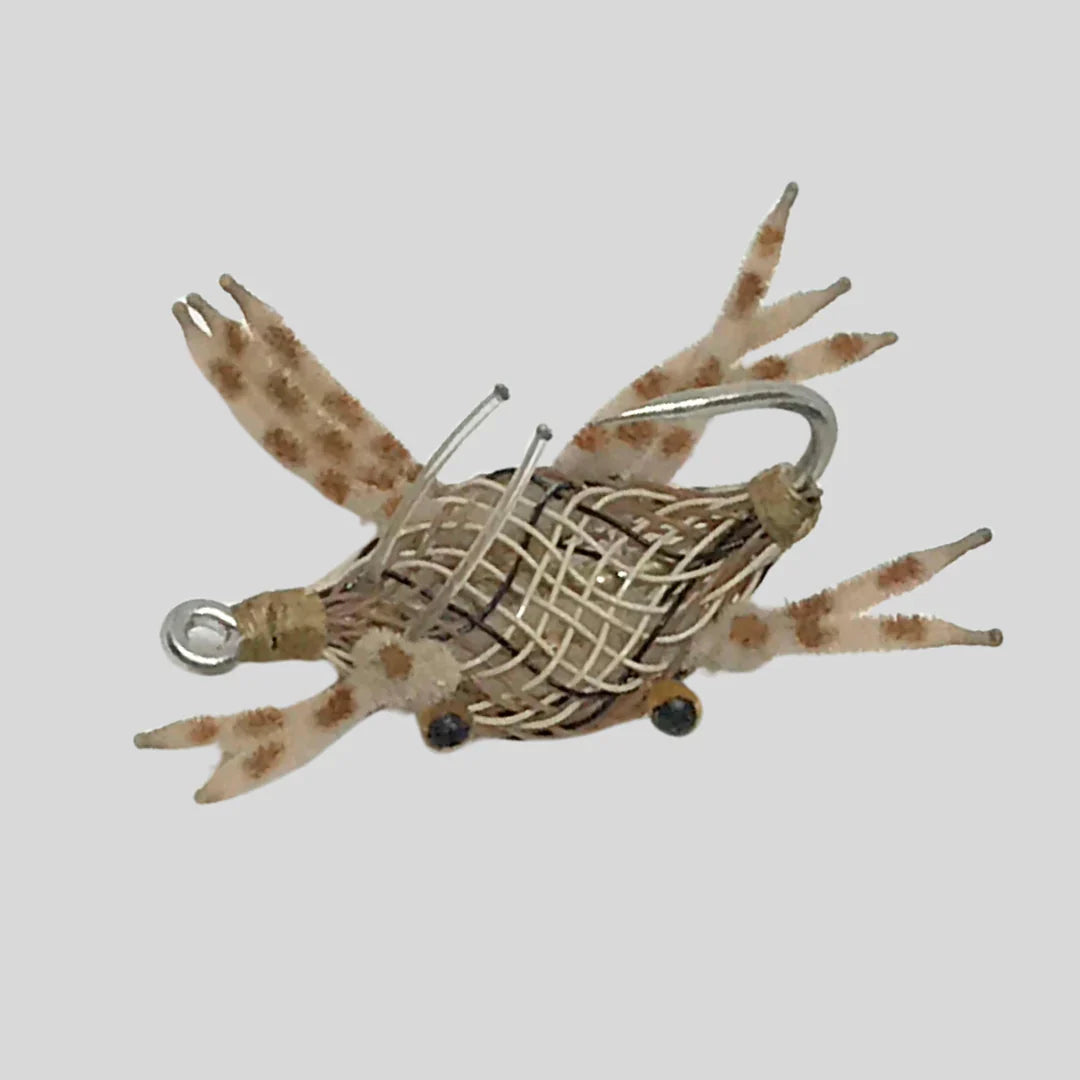 Flymen Fishing Co. Alphlexo Crab - Mottled Tan