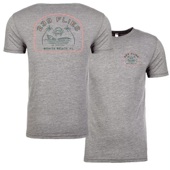 239 Flies X Bre Drake Tee Shirt - Grey Tailer