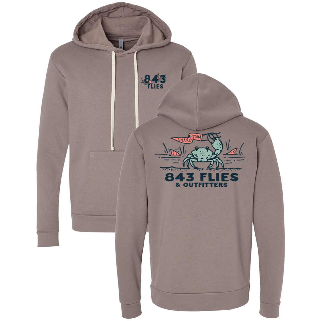 843Flies Sweatshirt Hoodie - King Fiddler - Shiitake
