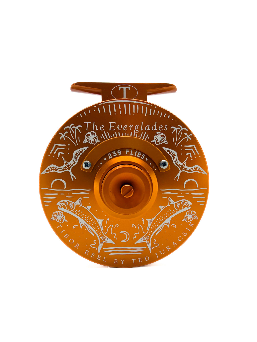 Tibor Everglades - Sunset Orange w/239 Bre Drake Tarpon Art