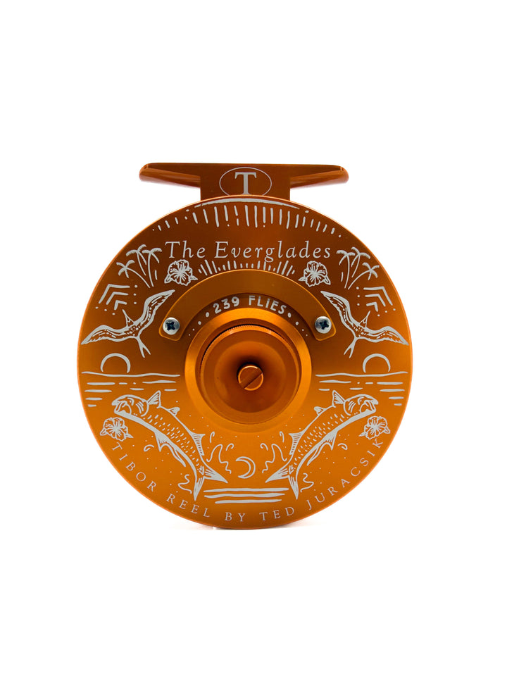 Tibor Everglades - Sunset Orange w/239 Bre Drake Tarpon Art