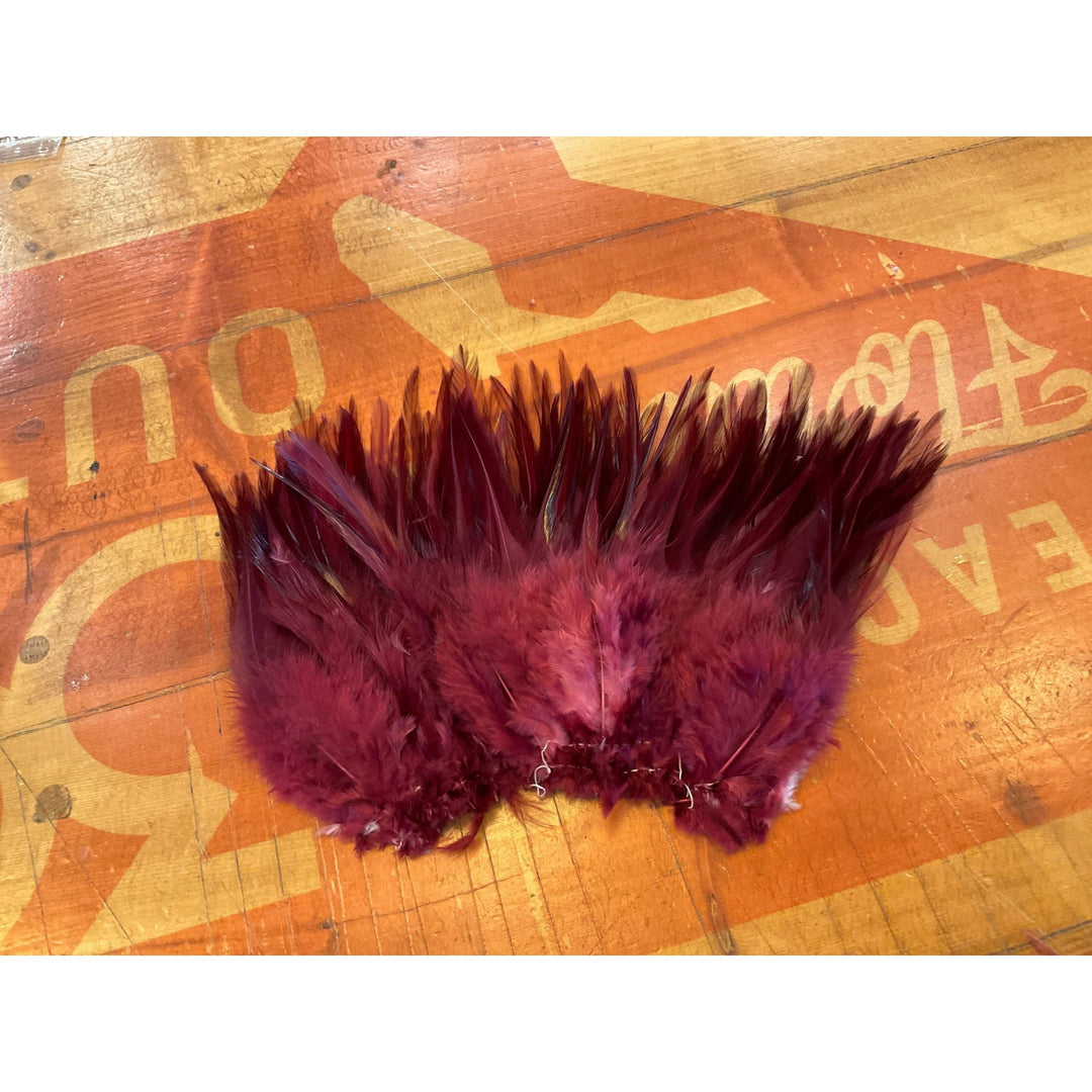 Strung Rooster Saddles (Long) - All Colors