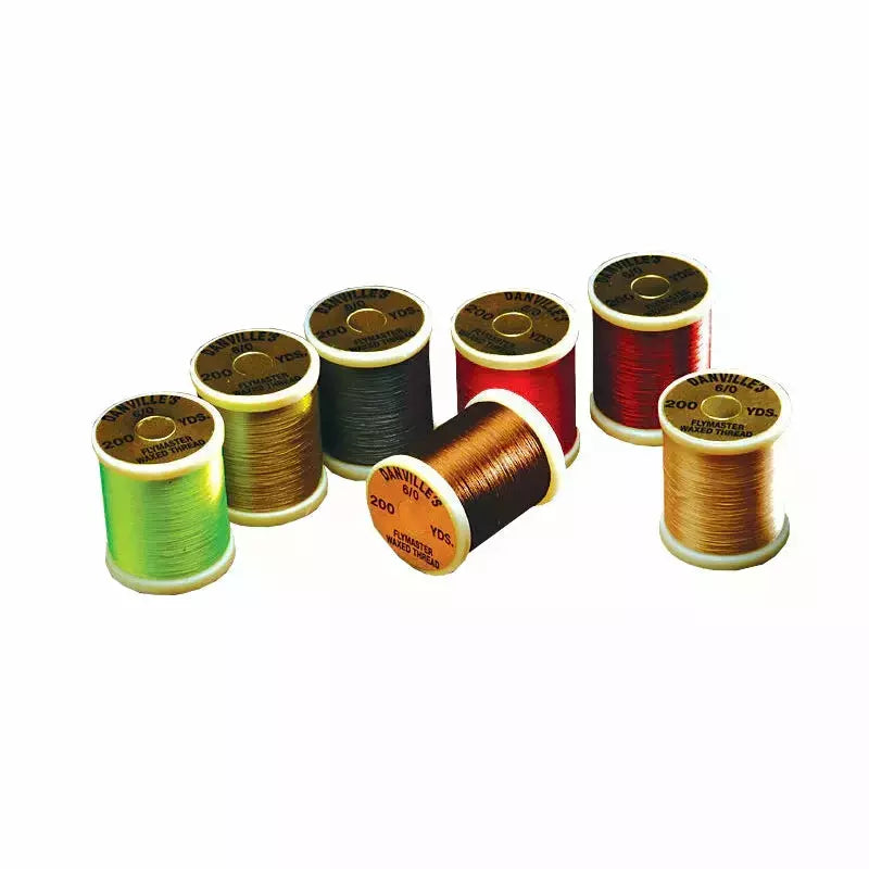 Danville 70 Denier Waxed Flymaster Thread - All Colors