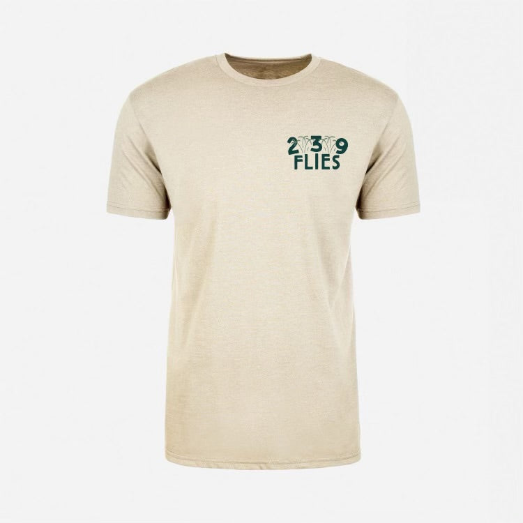 239 Flies X Bre Drake Tee Shirt - Tan Tarpon
