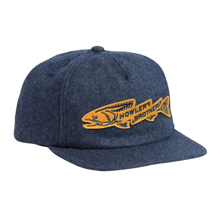 Howler Brothers - Trout Bolt Snapback - Wool - Navy