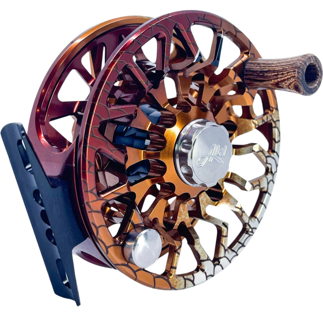Abel Reels SDS 7/8 - Redfish w/ Redfish Drag Knob & Walnut Handle (IN STOCK)