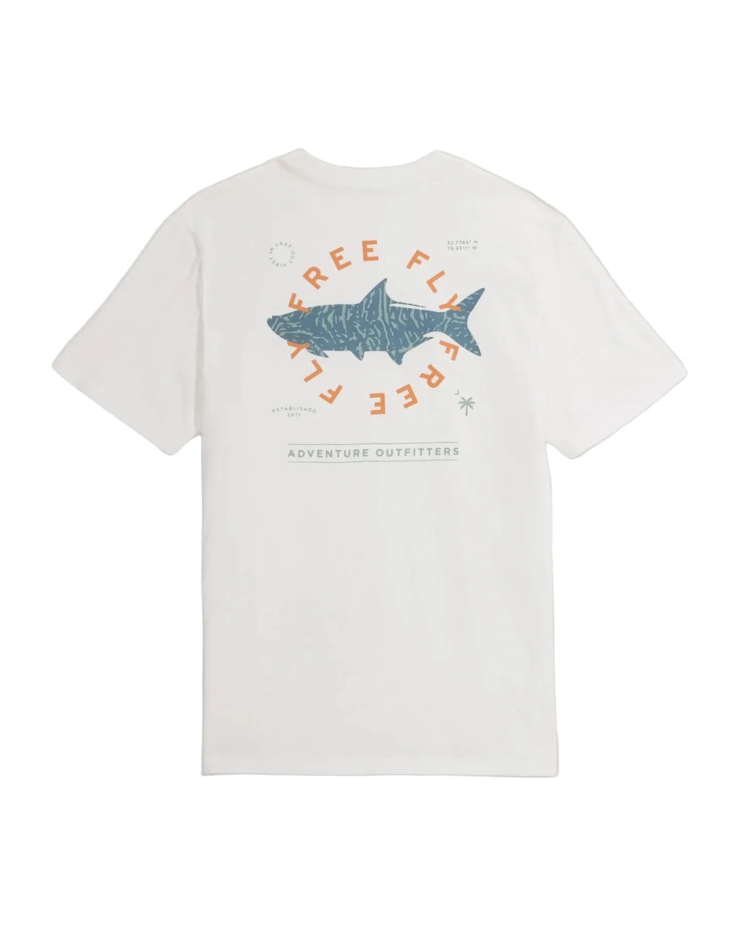 Free Fly Men's Target Species Pocket Tee - Bone