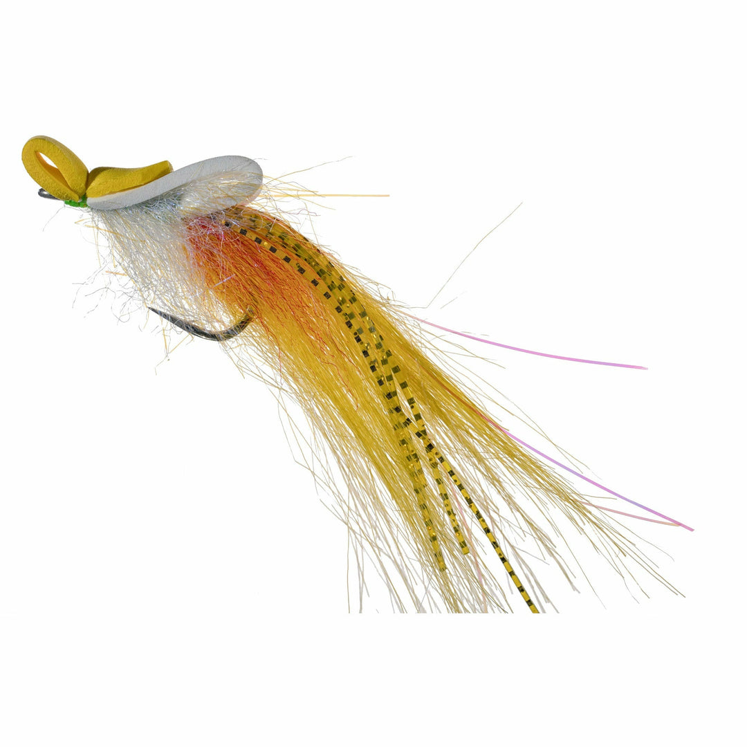 Enrico Puglisi Top Water - White & Yellow - Size 2/0