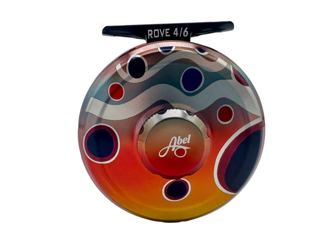 Abel Rove 4/5/6 - Abstract Brown w/ Abstract Brown Drag Knob w/ Ebony Wood Handle (IN STOCK)
