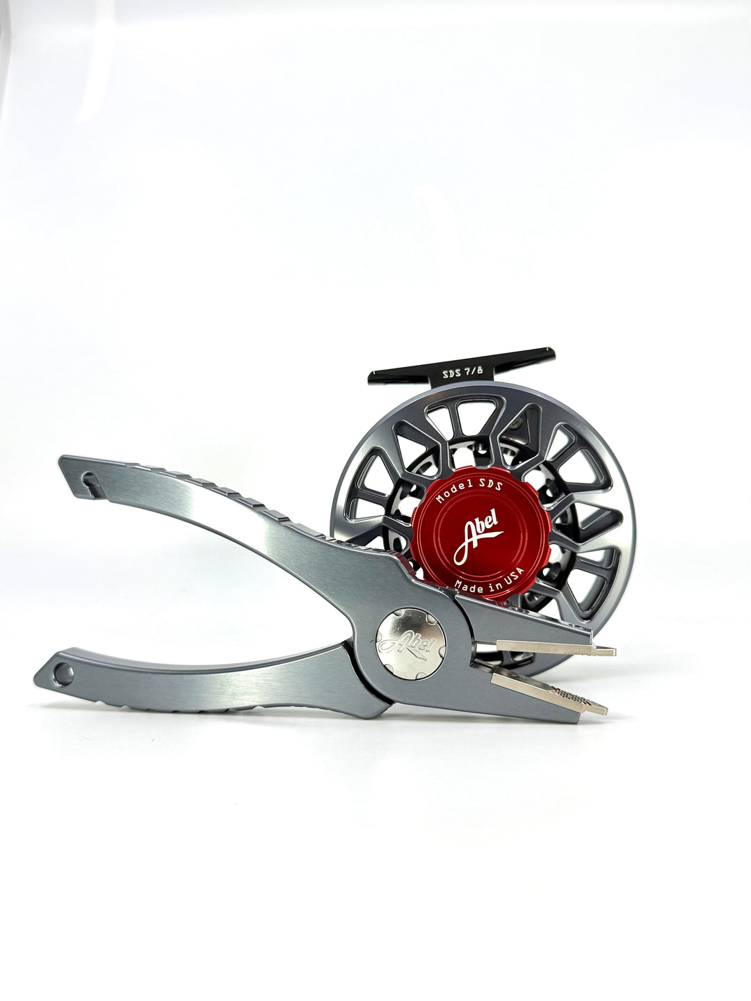 Abel Reels SDS 7/8 Ported- Redfish w/ Redfish Drag Knob & Ebony Handle (IN STOCK)