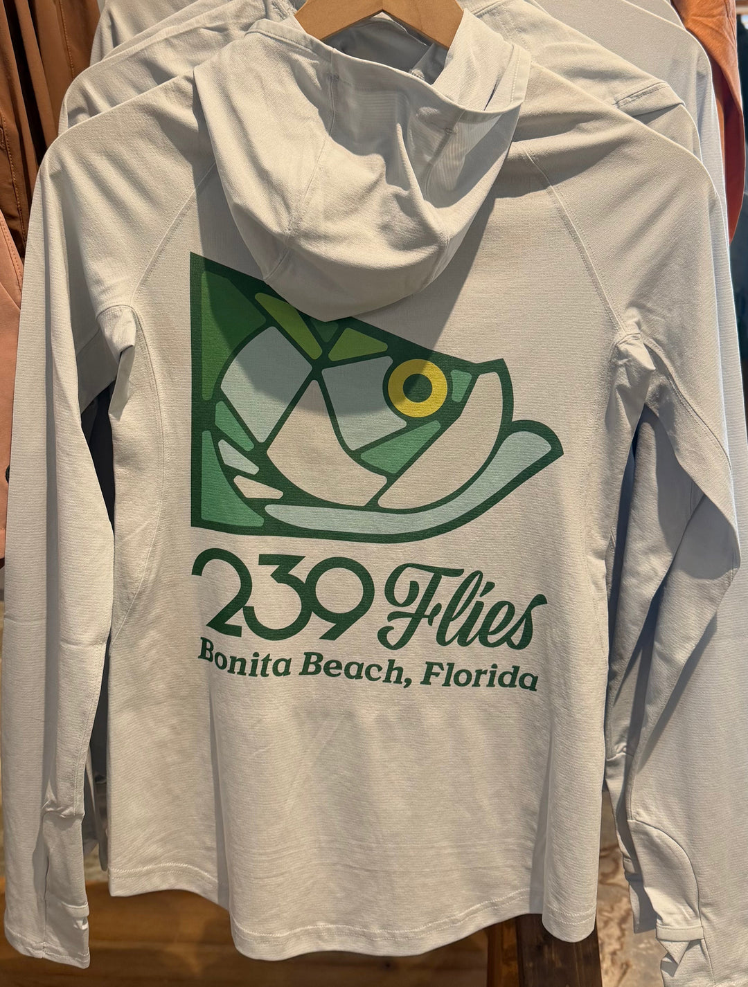 W's Simms Solarflex Hoody - Bimini Blue - w/239Flies Stained Glass Tarpon