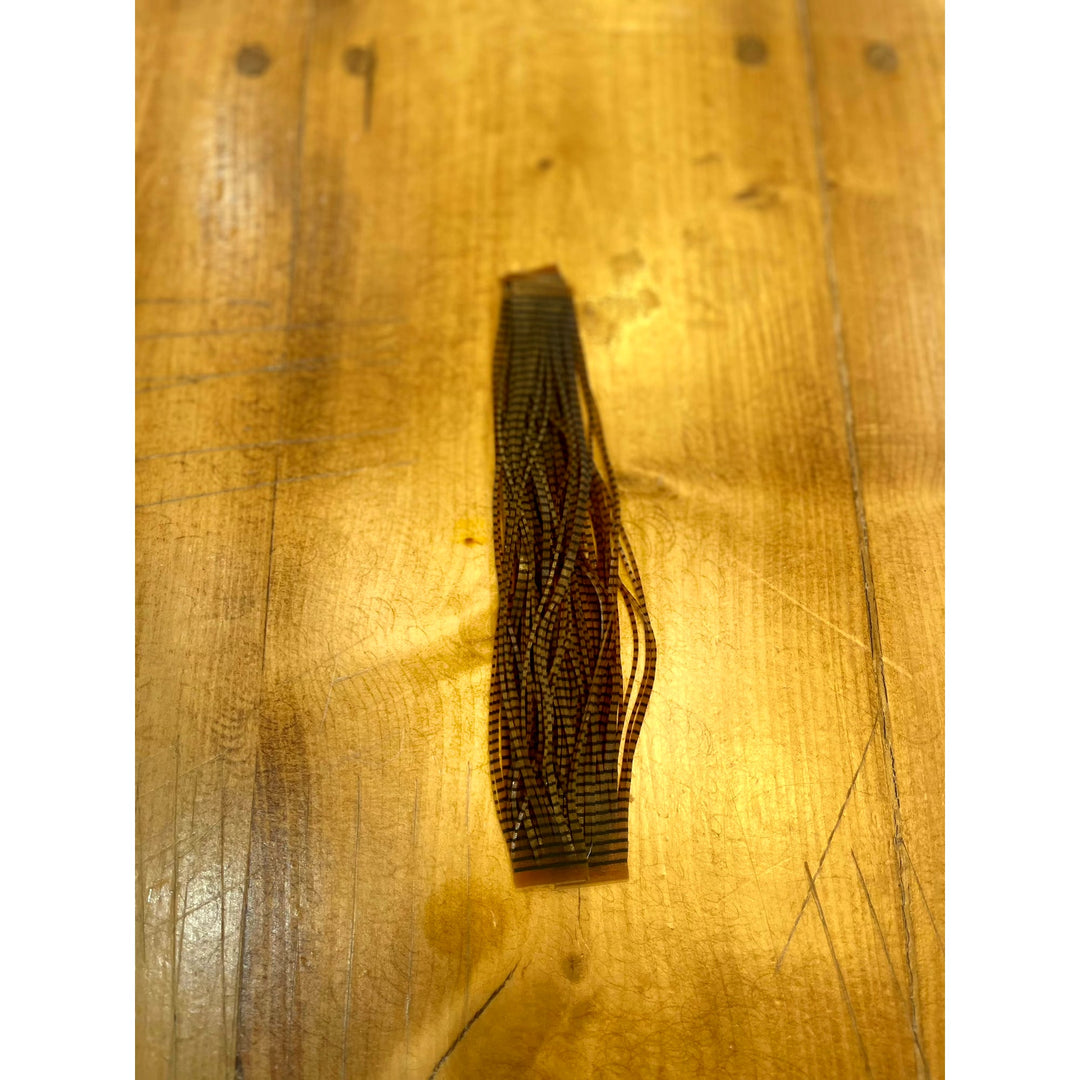 Grizzly Flutter Legs - Black Barred Rootbeer