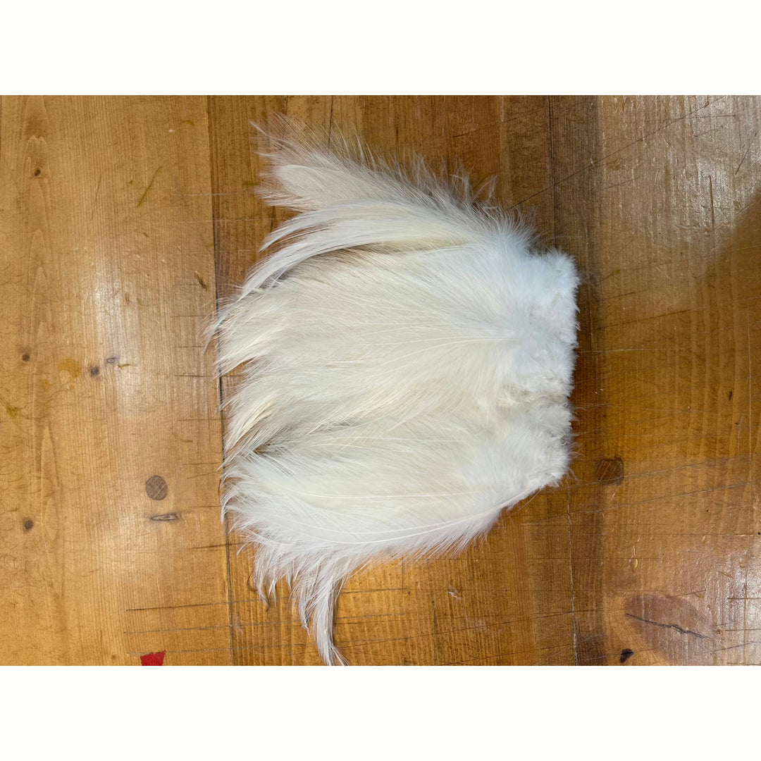 Strung Neck Hackle -  White
