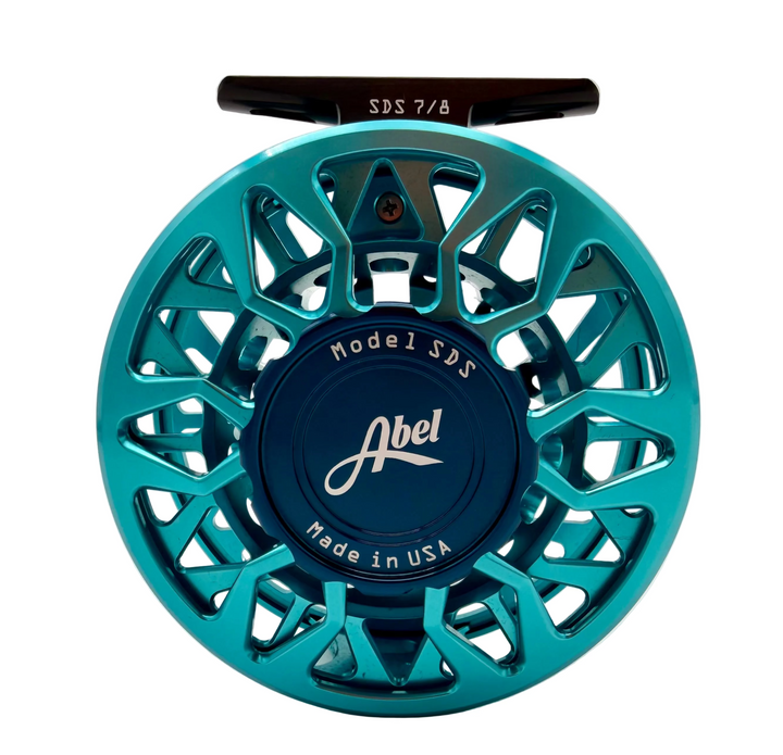 Abel Reels SDS 7/8 - Teal w/ Deep Blue Drag Knob & Walnut Handle (IN STOCK)