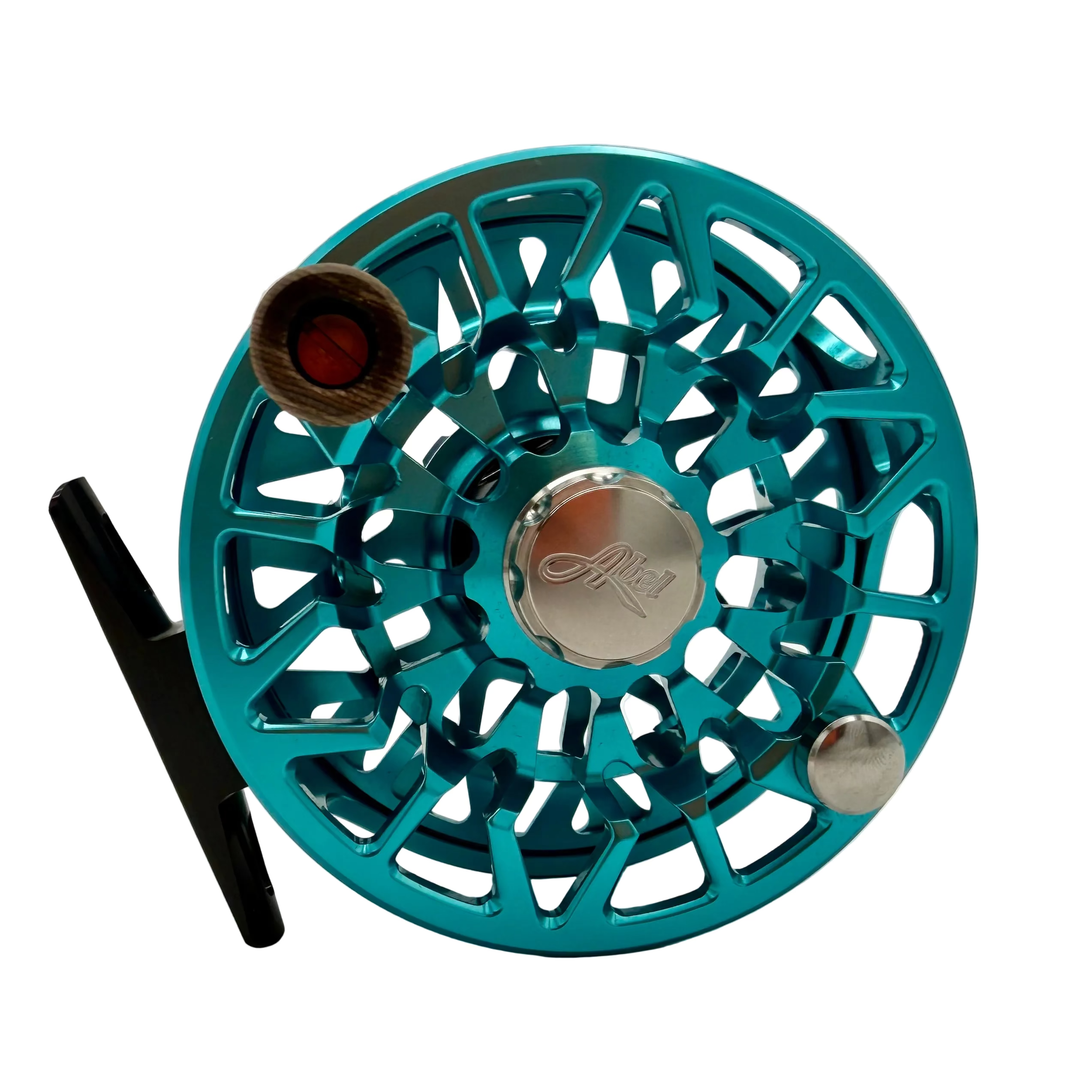 Abel Reels SDS 7/8 - Teal w/ Deep Blue Drag Knob & Walnut Handle (IN STOCK)