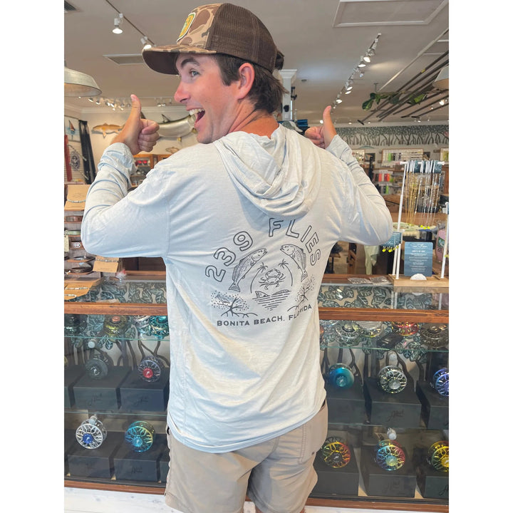 Marsh Wear High Noon Tech Hoodie X Bre Drake 239 Design (Smoke Heather)