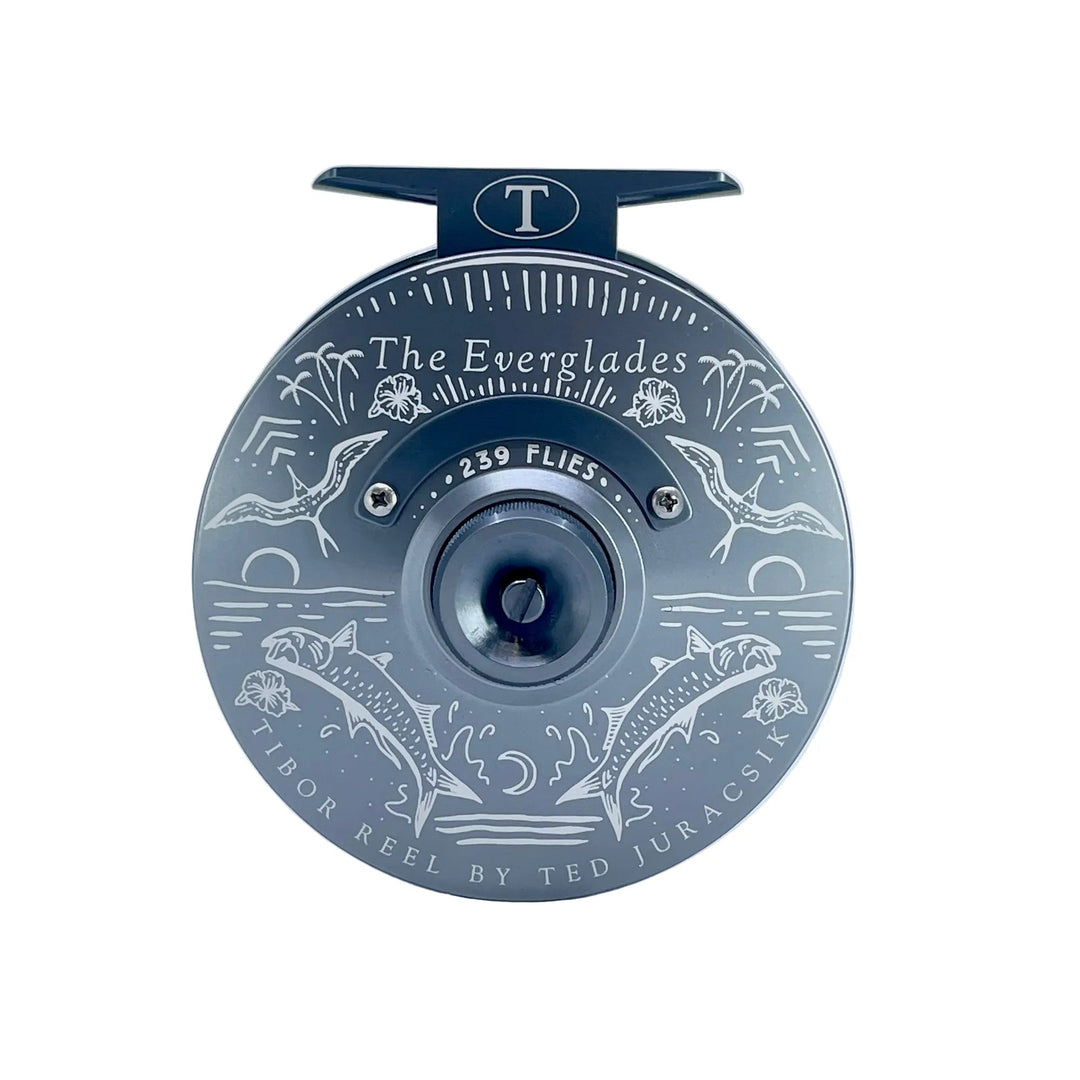 Tibor Everglades Graphite - 239Flies x Bre Drake Tarpon Art (VERY LIMITED - IN STOCK)