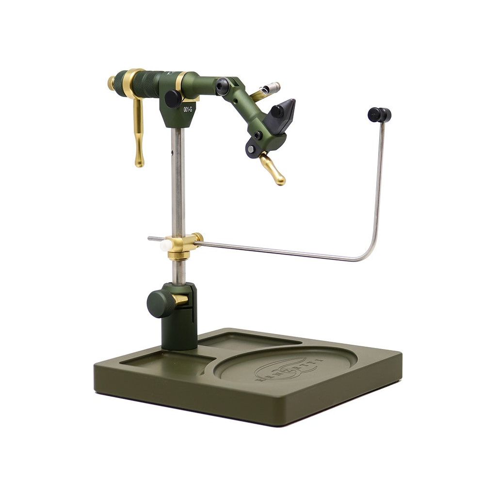 Master Vise with Deluxe Pedestal Base - Olive Green