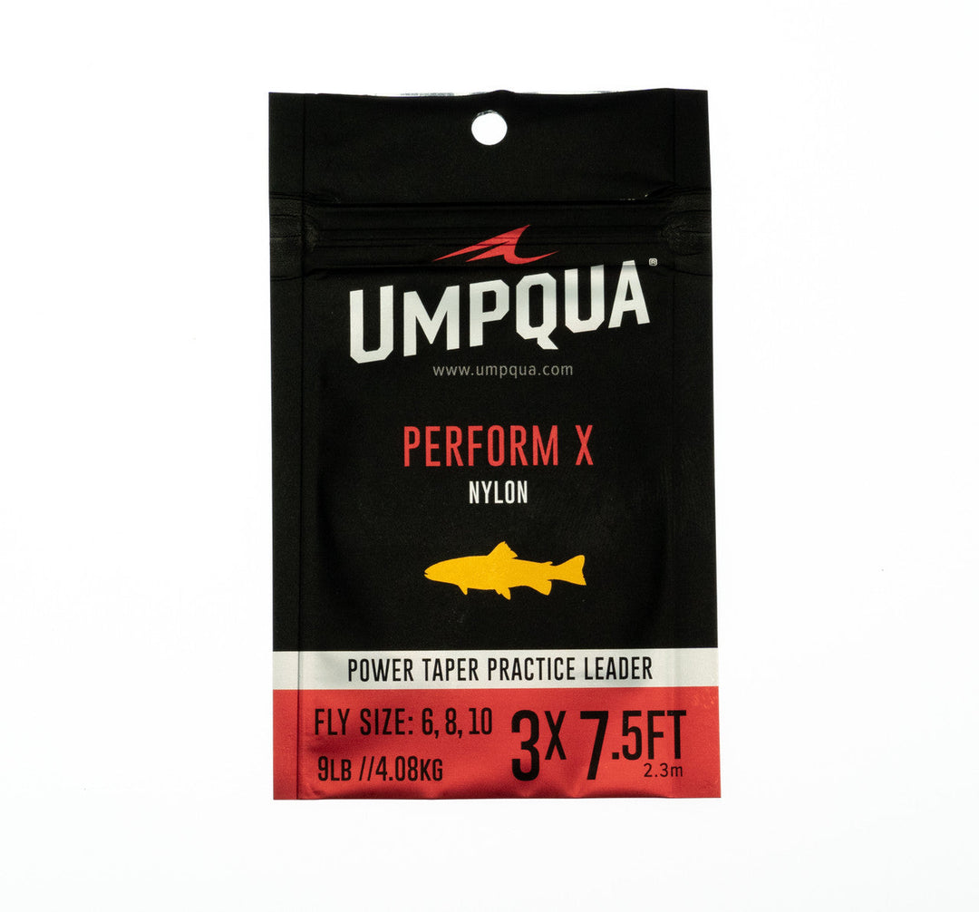 UMPQUA - PERFORM X NYLON POWER TAPER PRACTICE LEADER (NEW)