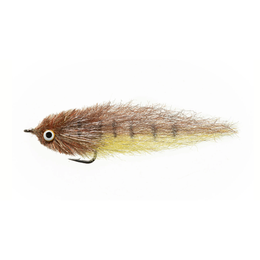 LITTLE MINNOW SHADED - BROWN Lead Eyes #4