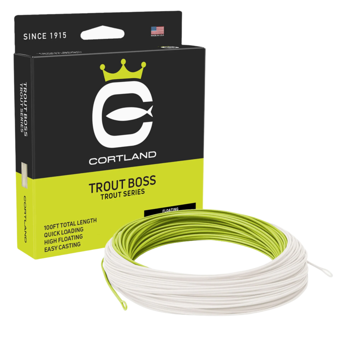 Cortland - Trout Boss Chartreuse / White