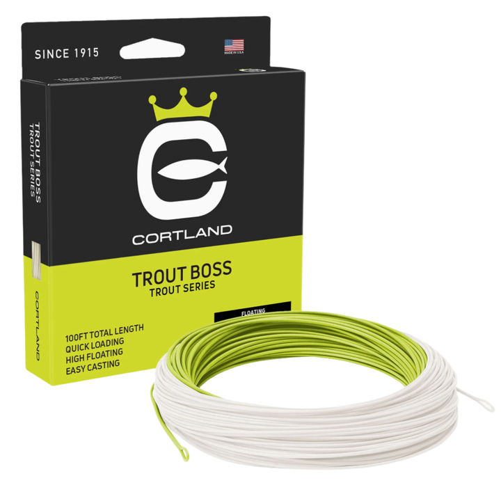 Cortland - Trout Boss Chartreuse / White
