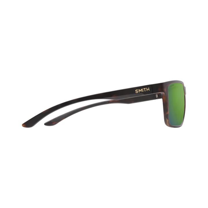 Smith Riptide - Matte Tortoise + ChromaPop Glass Polarized Green Mirror Lens (IN STOCK)