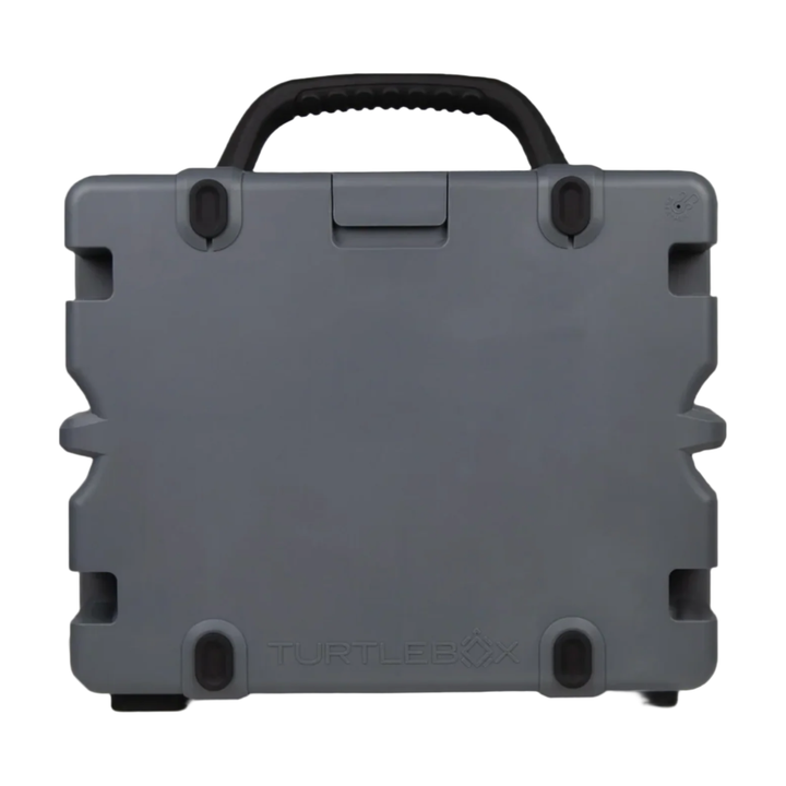 Turtle Box Grande - Gray - Black Handle (IN STOCK) (SHIPPING COST UPWARDS OF $50)