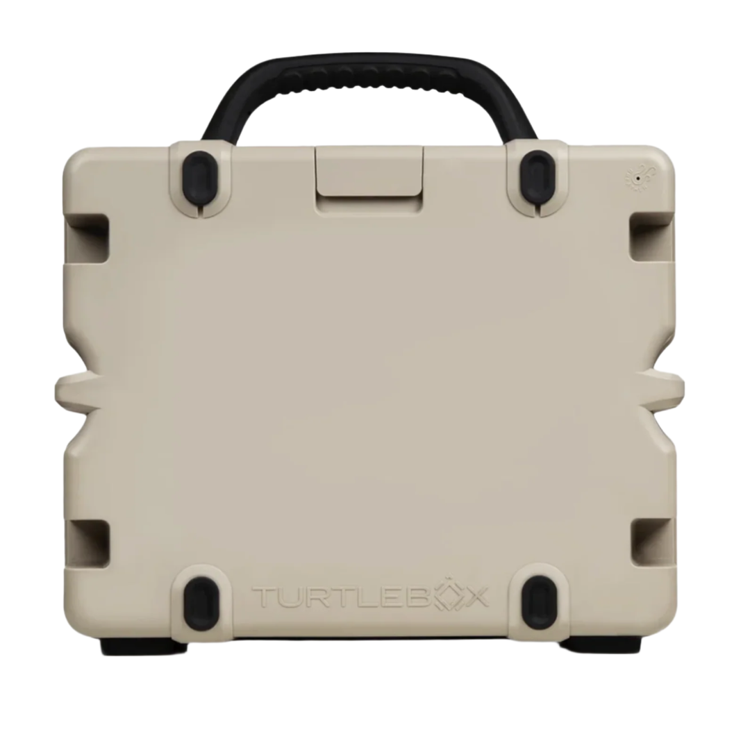Turtle Box Grande - Tan - Black Handle (IN STOCK) (SHIPPING COST UPWARDS OF $50)