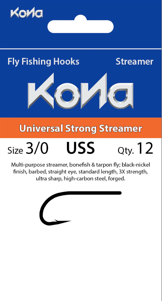 Kona - Kona Universal Strong Streamer (USS) hook