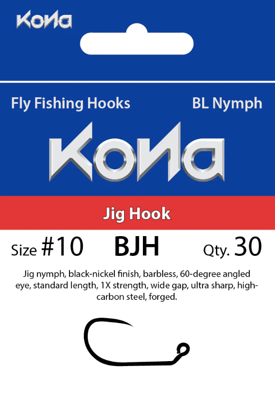 Kona - Kona Barbless Jig Hook (BJH) hook