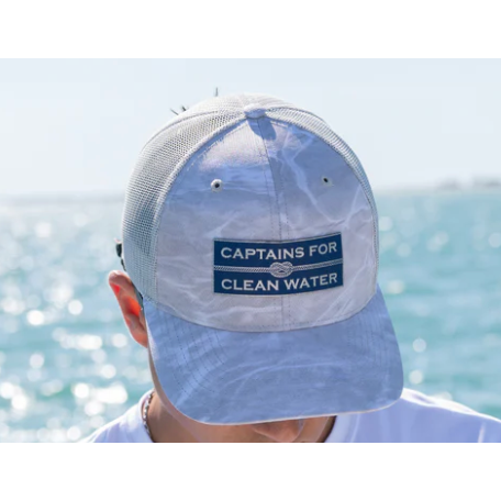 Captains for Clean Water - Bonefish Grey Marl Trucker Hat