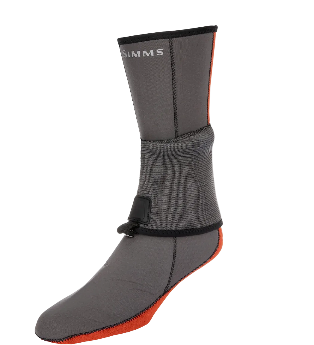 Simms - Flyweight Neoprene Wet Wading Sock - Pewter(NEW)