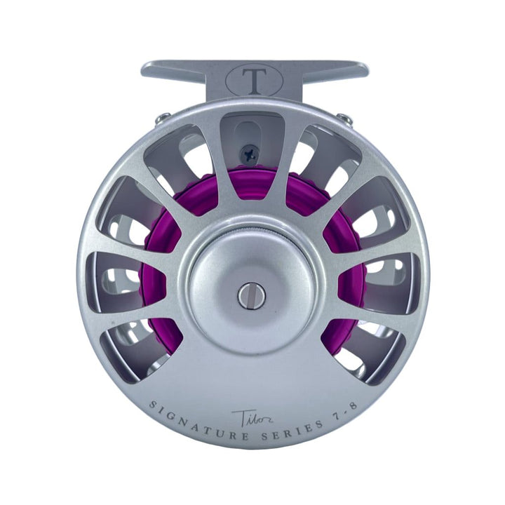 Tibor Sig. Series 7/8 Frost Silver w/ Neon Pink Hub (CUSTOM IN STOCK)