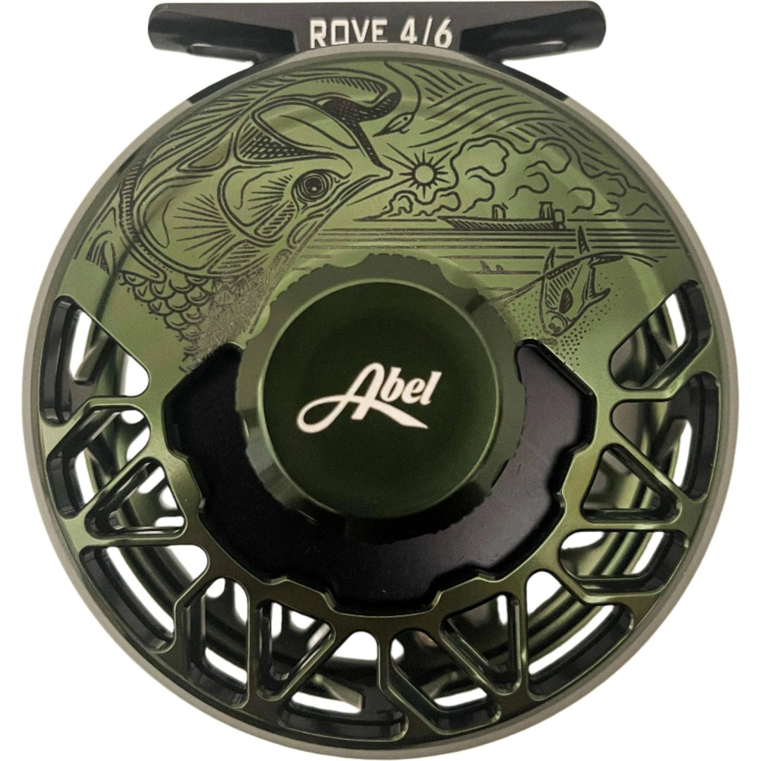 Abel Rove 4/6 Deep Green w/Deep Green Drag Knob & Rosewood Handle - Underwood Salt Art (IN STOCK)