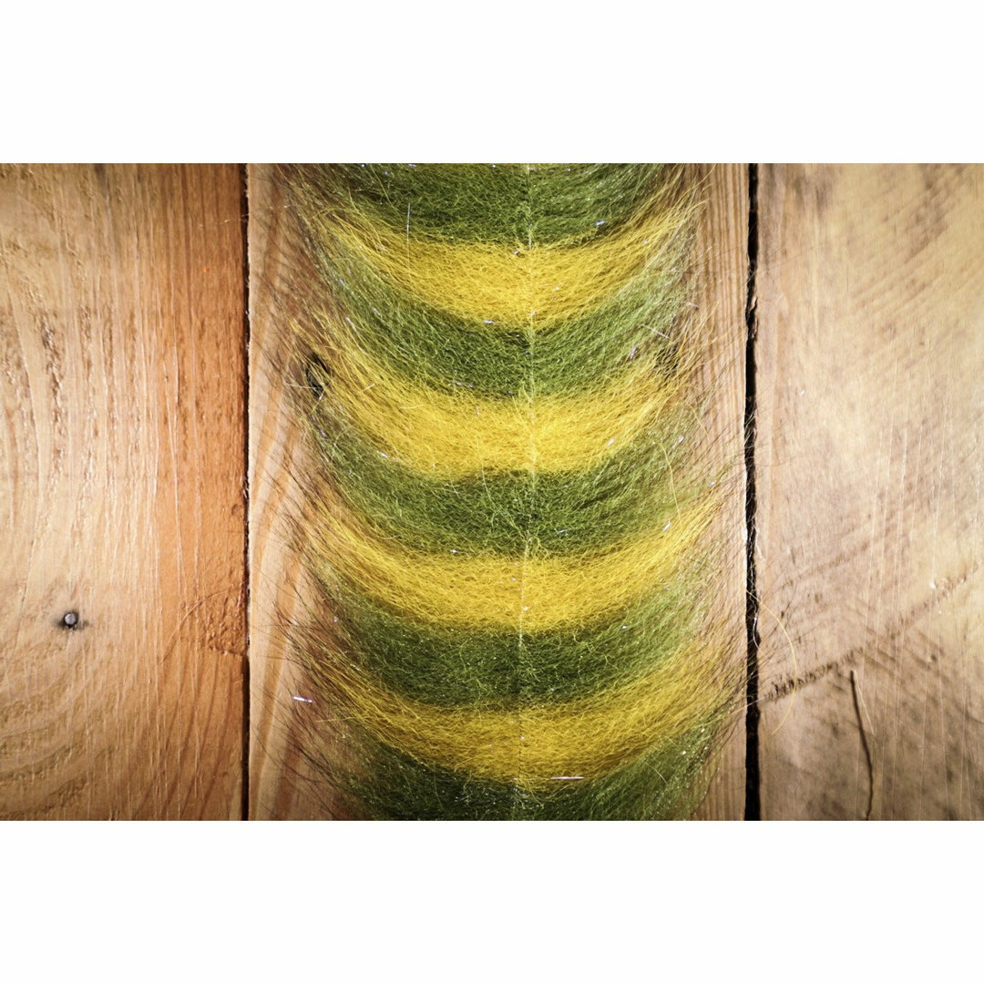 EP Sommerlatte's Grizzley Foxy Brush  - Olive & Yellow