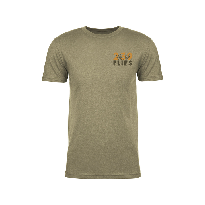 239 Flies X Bre Drake Tee Shirt- Grand Slam Olive