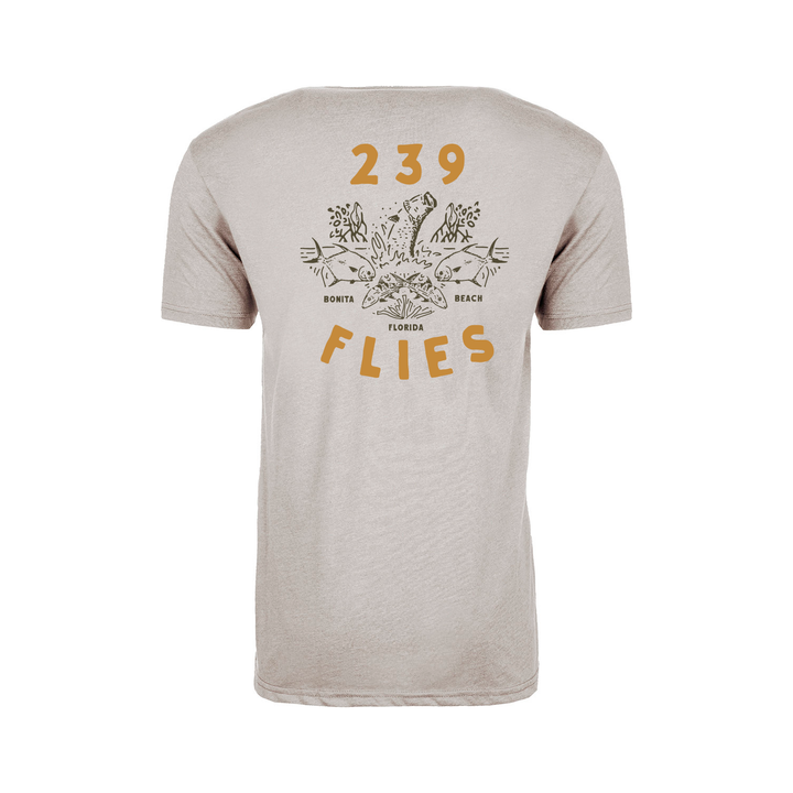 239 Flies X Bre Drake Tee Shirt - Grand Slam Silk Heather